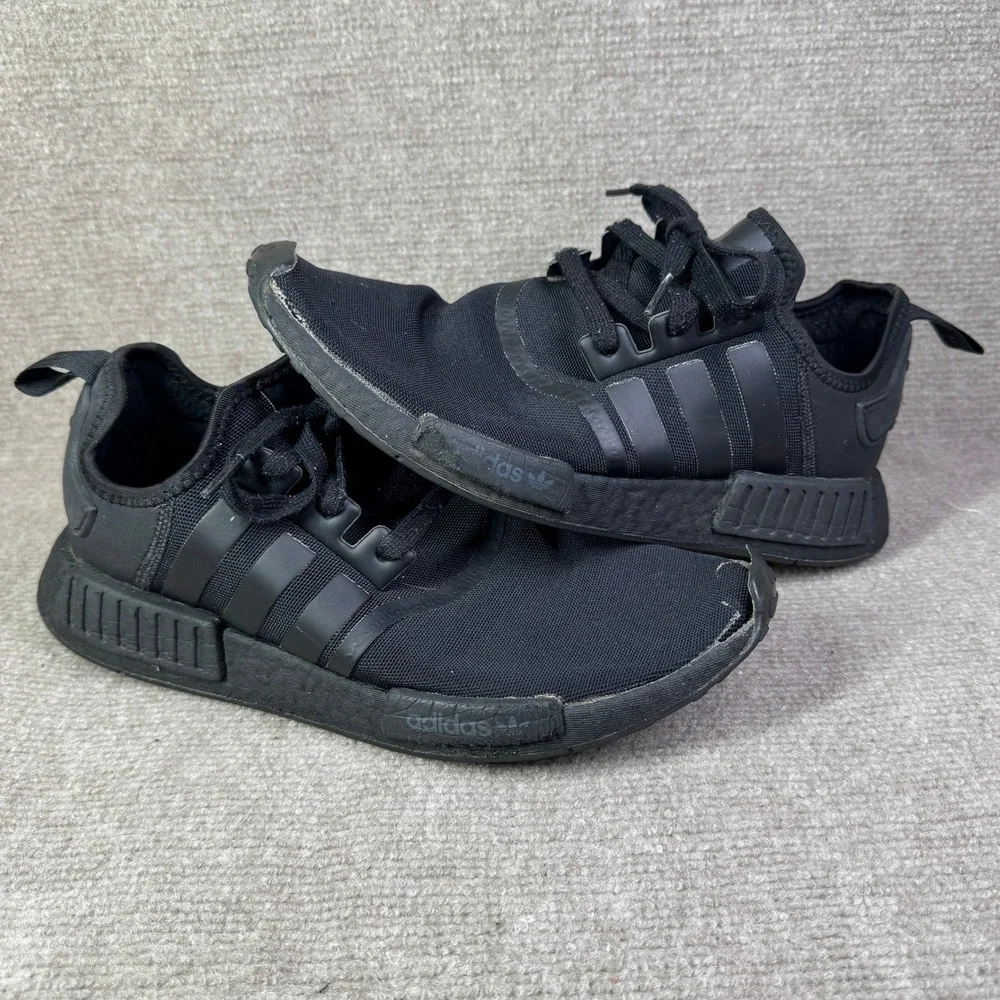 Adidas NMD R1 Mens 11 Black Triple Running Shoes FV9015
